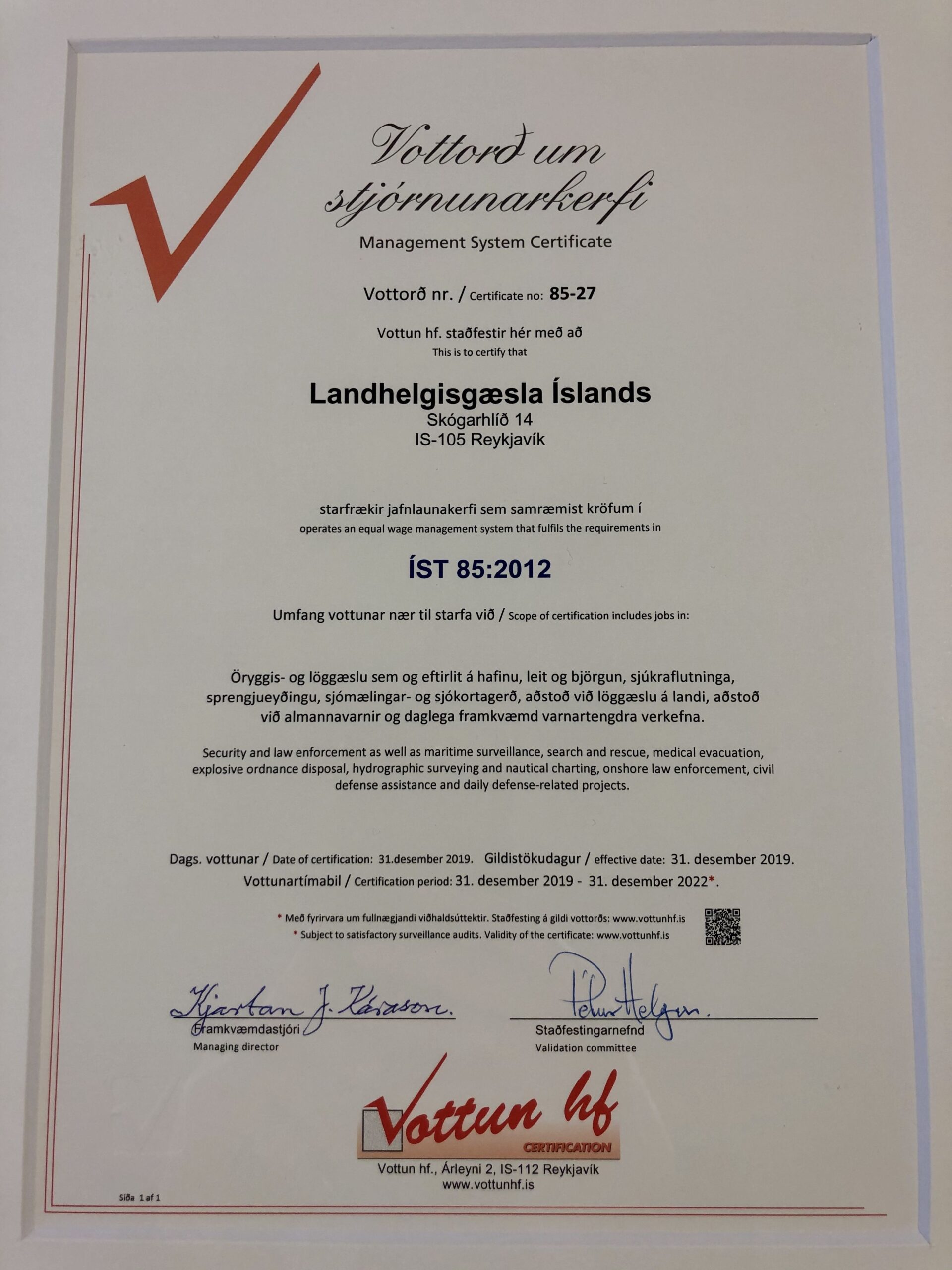 Jafnlaunavottun
